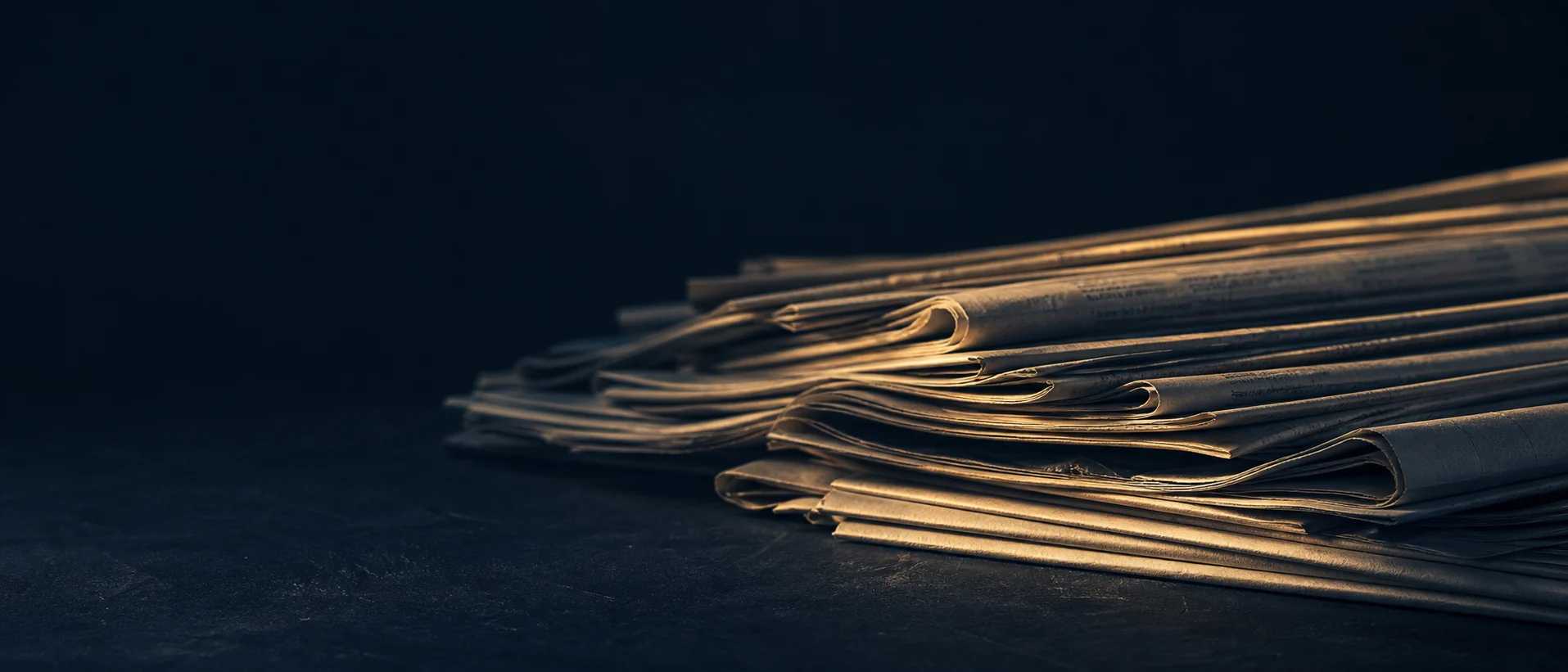 Zeitungsstapel zu Kinder- und Familienfällen in der Presse